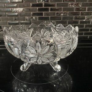 European Crystal Vegetable/ Fruit Bowl